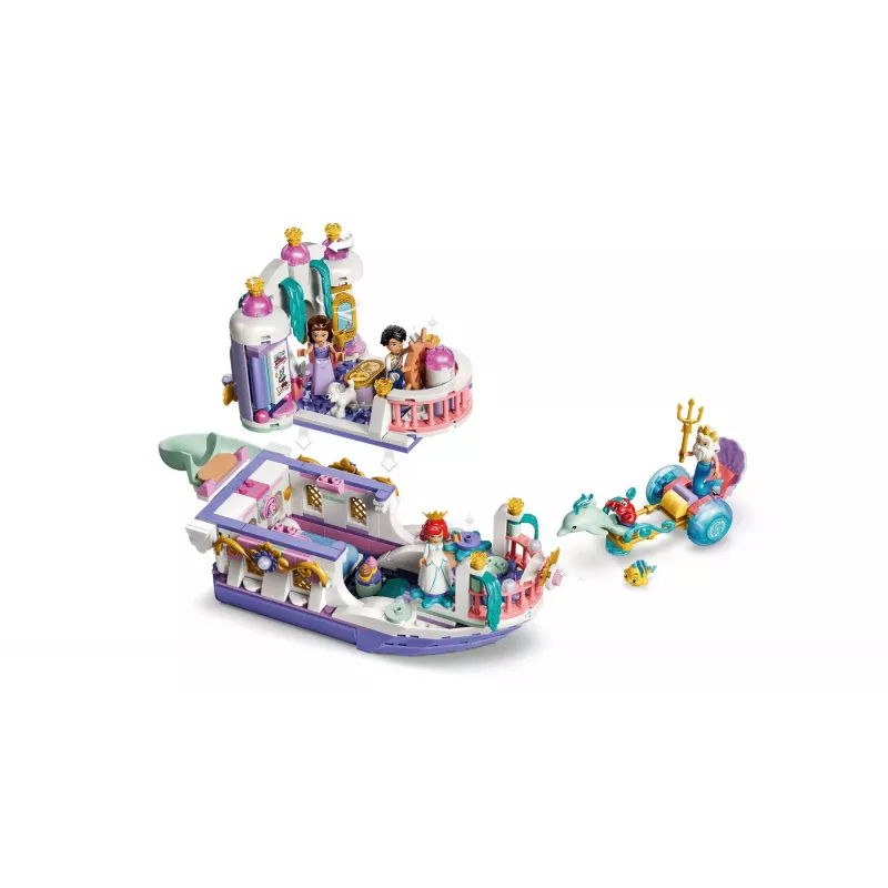 LEGO Disney 43299 Arielio karališkasis vestuvių laivas (519 dalių)