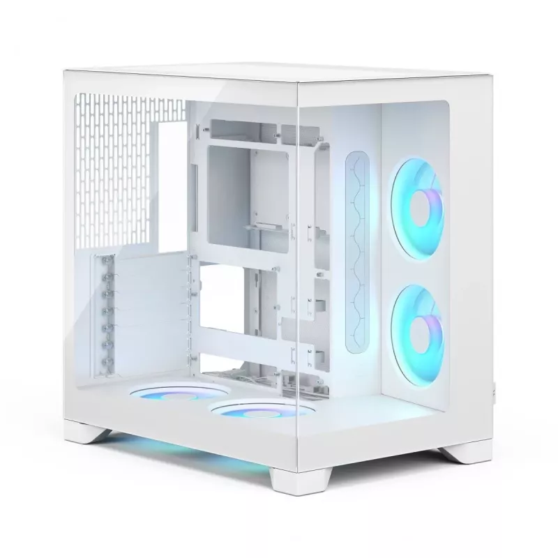 Korpusas Fractal Design Pop 2 Vision White RGB ATX Mid-Tower (grūdintas stiklas)