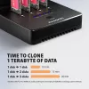 AXAGON ADSA-M2C44 USB4 40Gbps 4 vietų M.2 NVMe SSD Dockavimo stotelė su nepriklausoma disko kopijavimo funkcija, aliuminis, aktyvus aušinimas