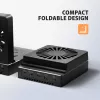 AXAGON ADSA-M2C44 USB4 40Gbps 4 vietų M.2 NVMe SSD Dockavimo stotelė su nepriklausoma disko kopijavimo funkcija, aliuminis, aktyvus aušinimas