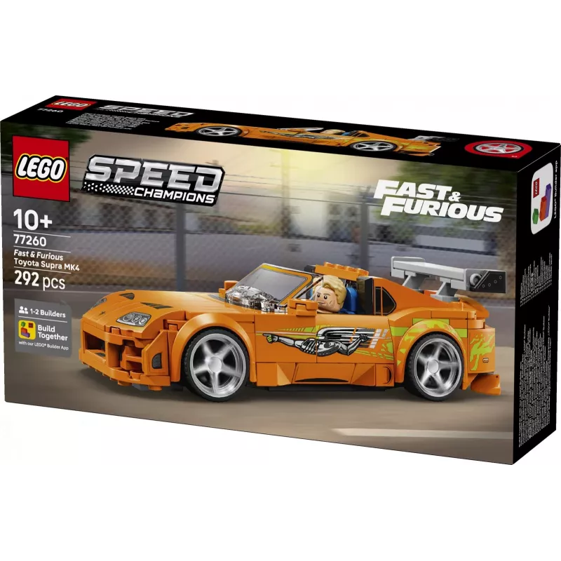 LEGO Speed Champions 77260 „The Fast and The Furious“ Toyota Supra MK4 (292 dalių)