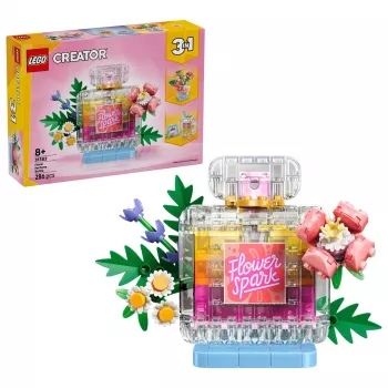 LEGO Creator 3-in-1 31383 Gėlių puošmenos kvepalų buteliukas (286 dalių)