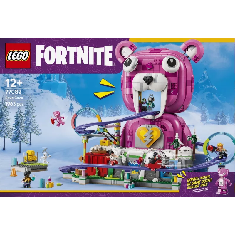 LEGO Fortnite 77082 Rave Cave (1963 detalės, nuo 12 metų)
