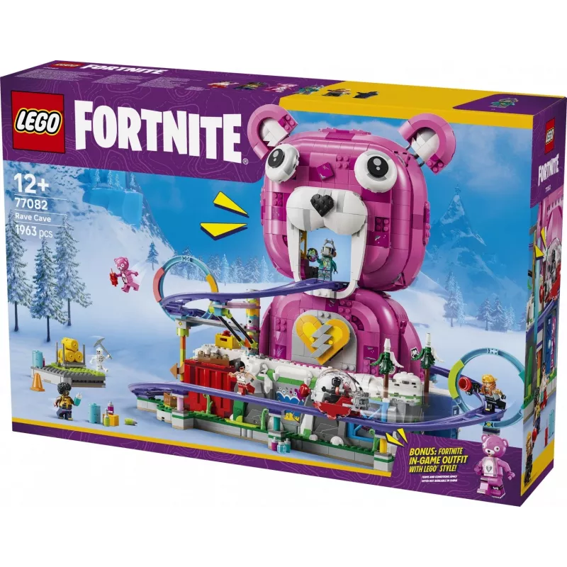 LEGO Fortnite 77082 Rave Cave (1963 detalės, nuo 12 metų)