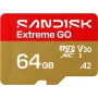 SanDisk Extreme microSDXC UHS-I 64GB atminties kortelė su SD adapteriu (170MB/s, A2, V30, U3, Class 10)
