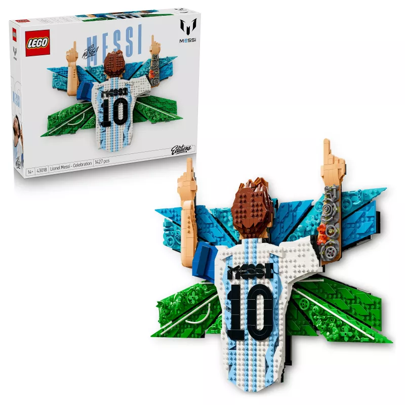 LEGO Editions 43018 Lionel Messi – Šventė (1427 dalių)