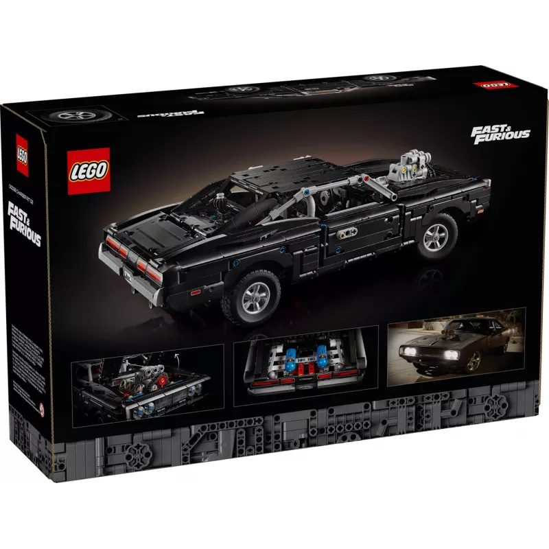 LEGO Technic 42231 Fast & Furious Dodge Charger R/T automobilis (1516 dalių, 18+)