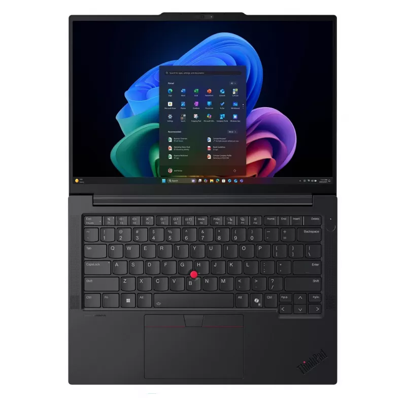 LENOVO ThinkPad E14 Gen 8 nešiojamas kompiuteris, Intel Core Ultra 7 355, 14 colių 2.8K, 32GB DDR5, 1TB SSD, Windows 11 Pro