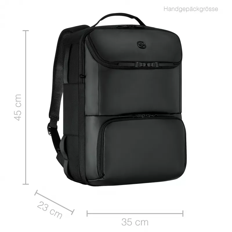 Wenger UrbanOne Travel 15,6 inch Laptop Backpack 33L Black 653888