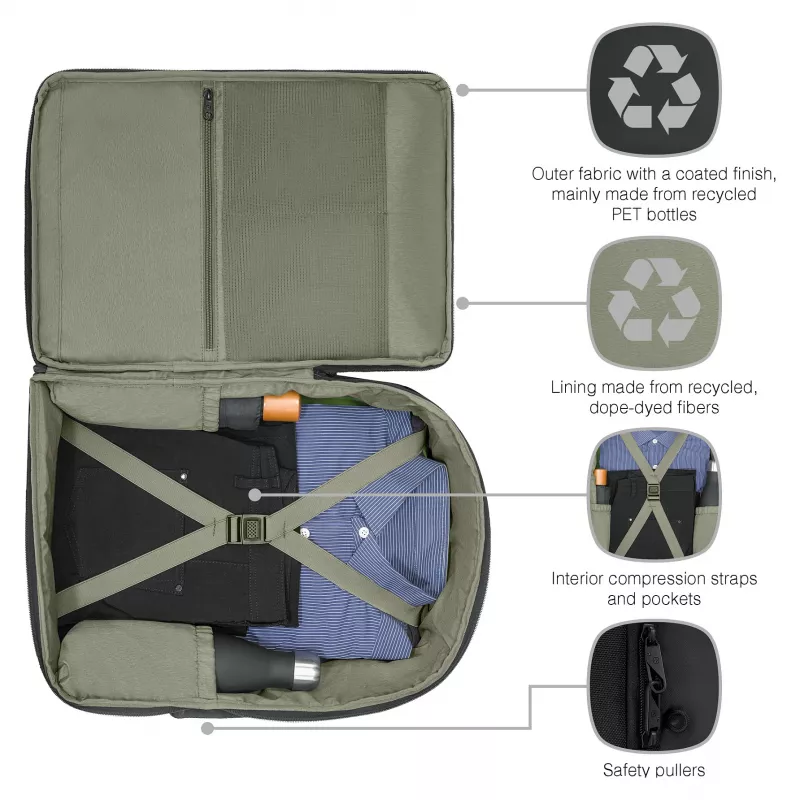 Wenger UrbanOne Travel 15,6 inch Laptop Backpack 33L Black 653888