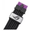 ASUS ROG Equalizer 12V-2x6 PCIe 5.1 / ATX 3.1 GPU Power Cable, 0,75 m, 16 AWG, Black (90YE00BN-B0QA00)
