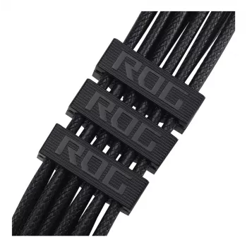 ASUS ROG Equalizer 12V-2x6 PCIe 5.1 / ATX 3.1 GPU Power Cable, 0,75 m, 16 AWG, Black (90YE00BN-B0QA00)