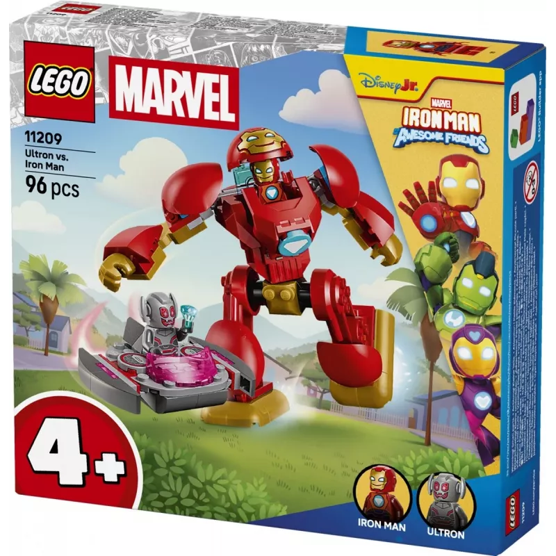 LEGO Marvel 11209 Ultron vs. Geležinis Žmogus (96 vnt.)