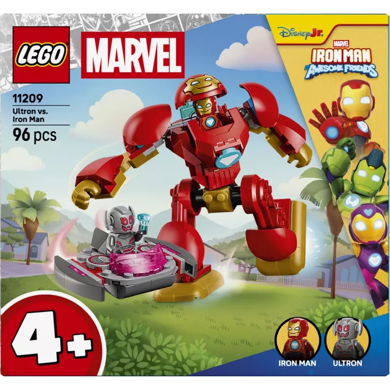 LEGO Marvel 11209 Ultron vs. Geležinis Žmogus (96 vnt.)