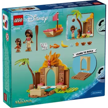 LEGO Disney Moana 43282 Kaimo namelis ir valtis