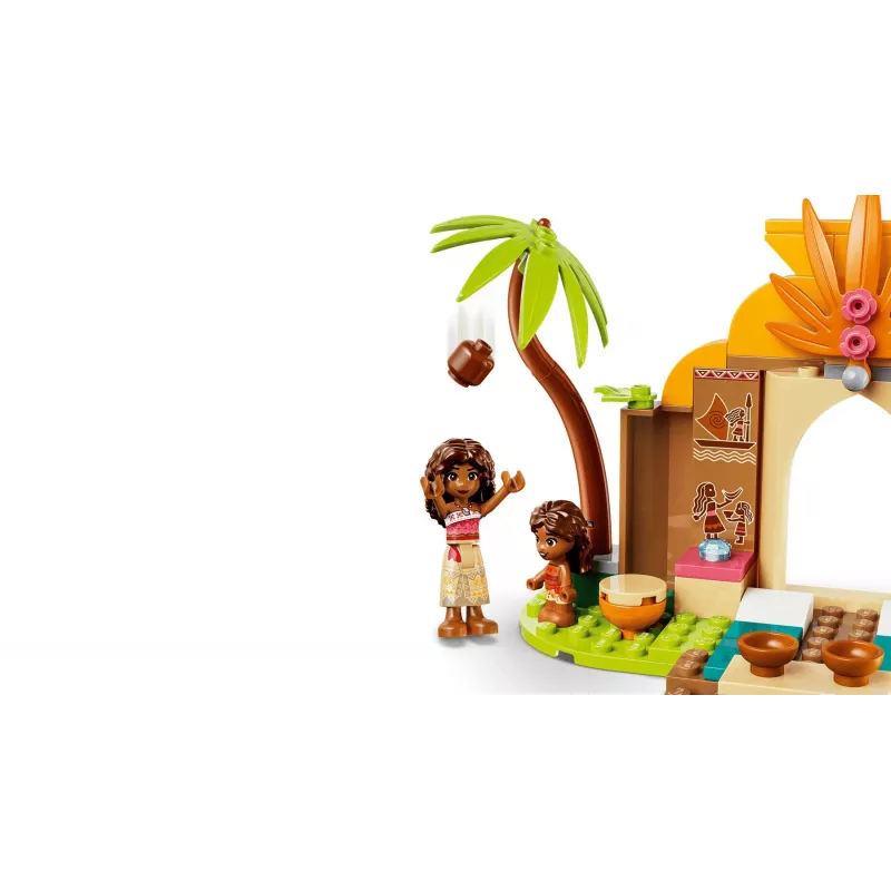 LEGO Disney Moana 43282 Kaimo namelis ir valtis