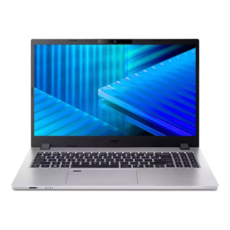 Acer TravelMate P2 15 TMP215-75-G2-TCO nešiojamas kompiuteris - Intel Core Ultra 5 125H / 16 GB DDR5 / 512 GB SSD / 15,6 colio Full HD IPS / Intel Arc Graphics / Windows 11 Pro / Pure Silver