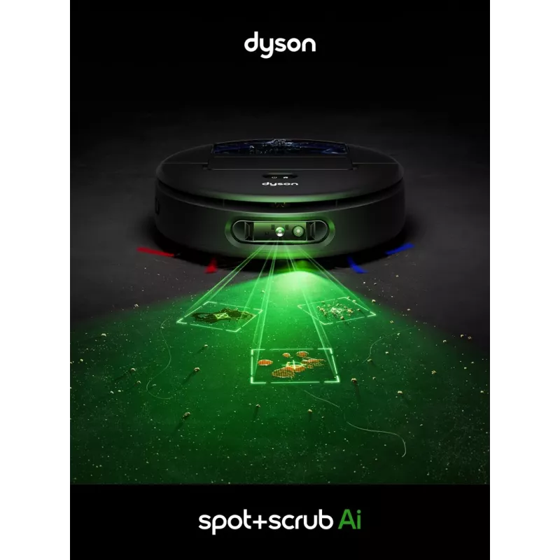Dyson Spot+Scrub Ai šlapio ir sauso valymo robotas 586183-01 Juodas