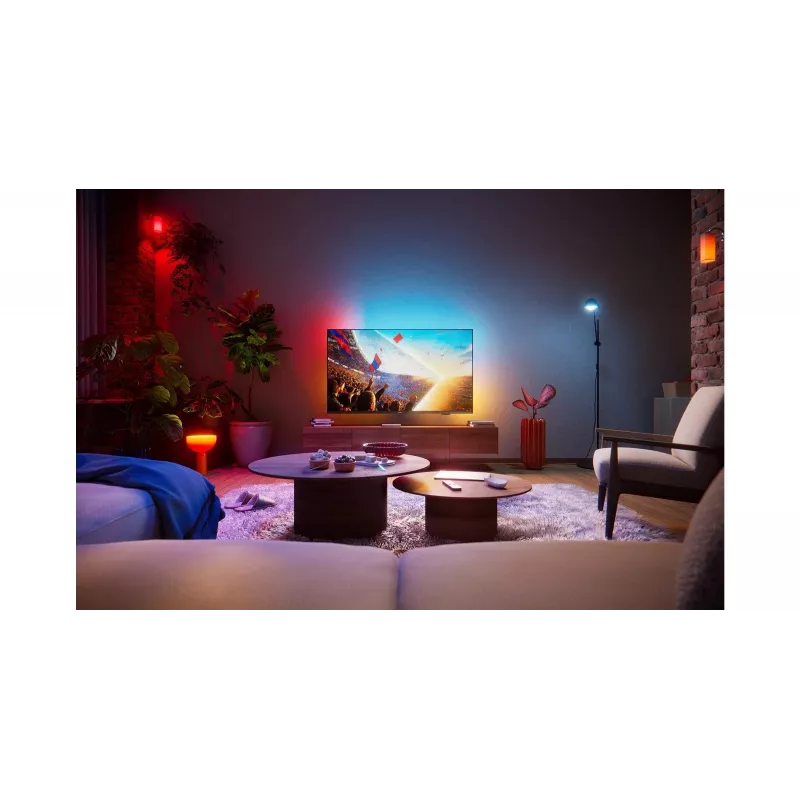 Philips 43PUS8001/12 43 colių (108 cm) 4K Ultra HD LED Ambilight Smart TV, 3840x2160, Titan OS, Dolby Atmos, HDR10+, Juoda