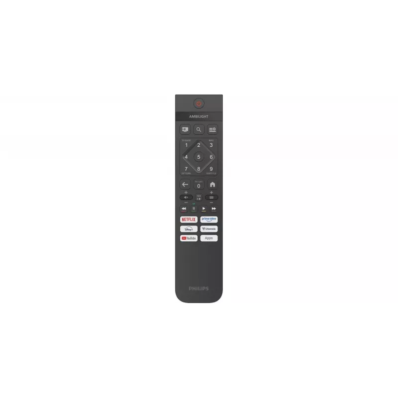Philips 43PUS8001/12 43 colių (108 cm) 4K Ultra HD LED Ambilight Smart TV, 3840x2160, Titan OS, Dolby Atmos, HDR10+, Juoda