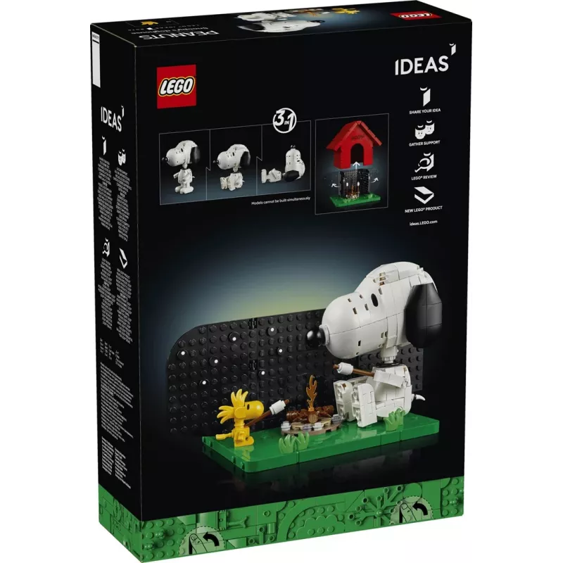 LEGO Ideas 21368 „Snoopy šunų namelis“ – 1327 dalių statybos rinkinys