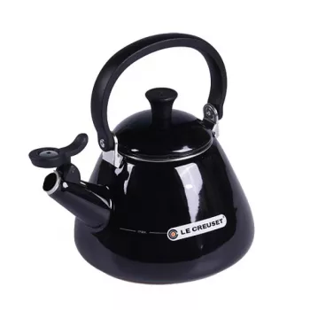 Le Creuset Kone Whistling Stovetop Kettle 1.6 L Black