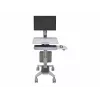 Ergotron WorkFit C-Mod Single LD Sit-Stand Workstation Cart 24-198-055 (iki 27 colių)