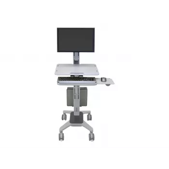 Ergotron WorkFit C-Mod Single LD Sit-Stand Workstation Cart 24-198-055 (iki 27 colių)