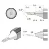 iFixit FixHub Lituoklio antgalis peiliukas 1,4mm IF145-842-1 Sidabrinis