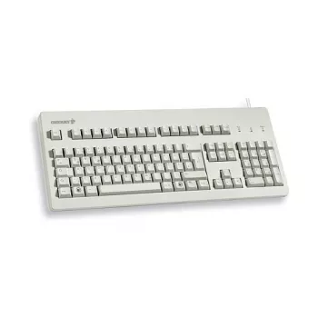CHERRY G80-3000 mechaninė klaviatūra G80-3000LXCEU-0 MX Brown Full-Size US/International PS/2+USB šviesiai pilka