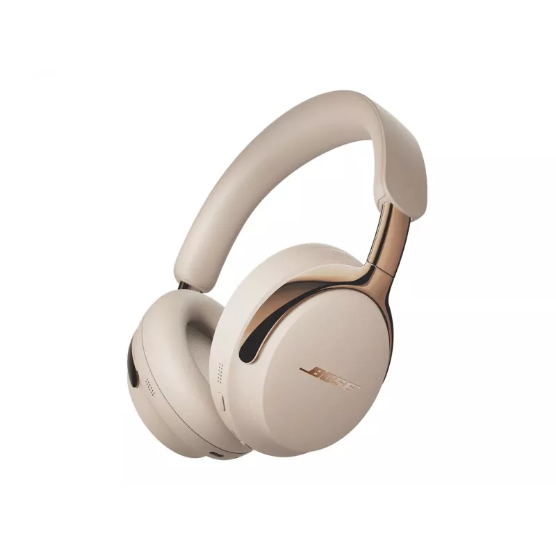 Bose QuietComfort Ultra Headphones 2nd Gen 890101-0500 – belaidės ausinės su ANC, erdviniu garsu, 24h baterija, Cream