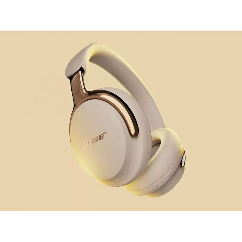 Bose QuietComfort Ultra Headphones 2nd Gen 890101-0500 – belaidės ausinės su ANC, erdviniu garsu, 24h baterija, Cream