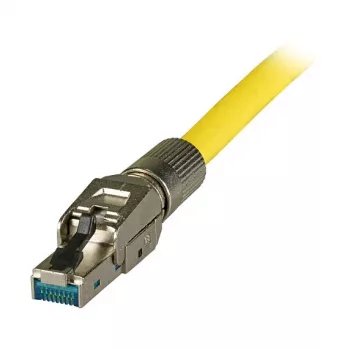 EFB Elektronik 88035.2 RJ45 Cat.8 Class I lauke montuojamas kištukas, AWG22-27, cinkuoto cinko korpusas, ekranuotas