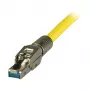 EFB Elektronik 88035.2 RJ45 Cat.8 Class I lauke montuojamas kištukas, AWG22-27, cinkuoto cinko korpusas, ekranuotas