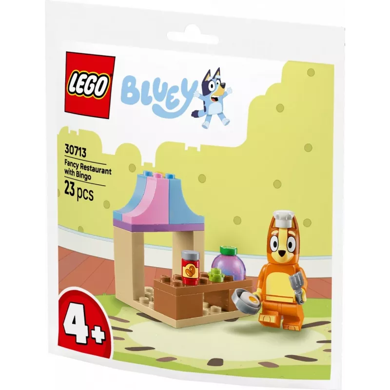 LEGO Bluey 30713 Fancy Restaurant su Bingo mini statybų maišelis