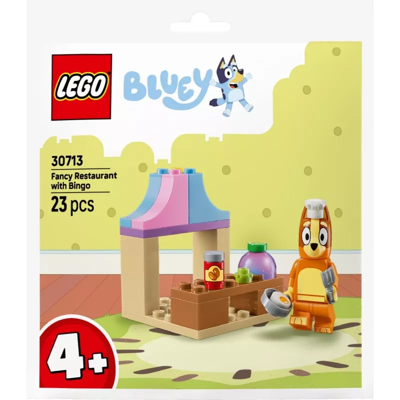 LEGO Bluey 30713 Fancy Restaurant su Bingo mini statybų maišelis