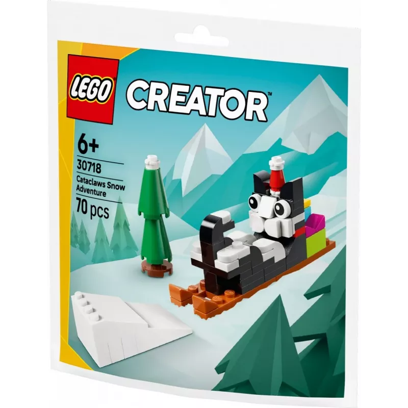 LEGO Creator 30718 Cataclaws Snow Adventure Polybag 60 dalių 3 viename konstravimo rinkinys