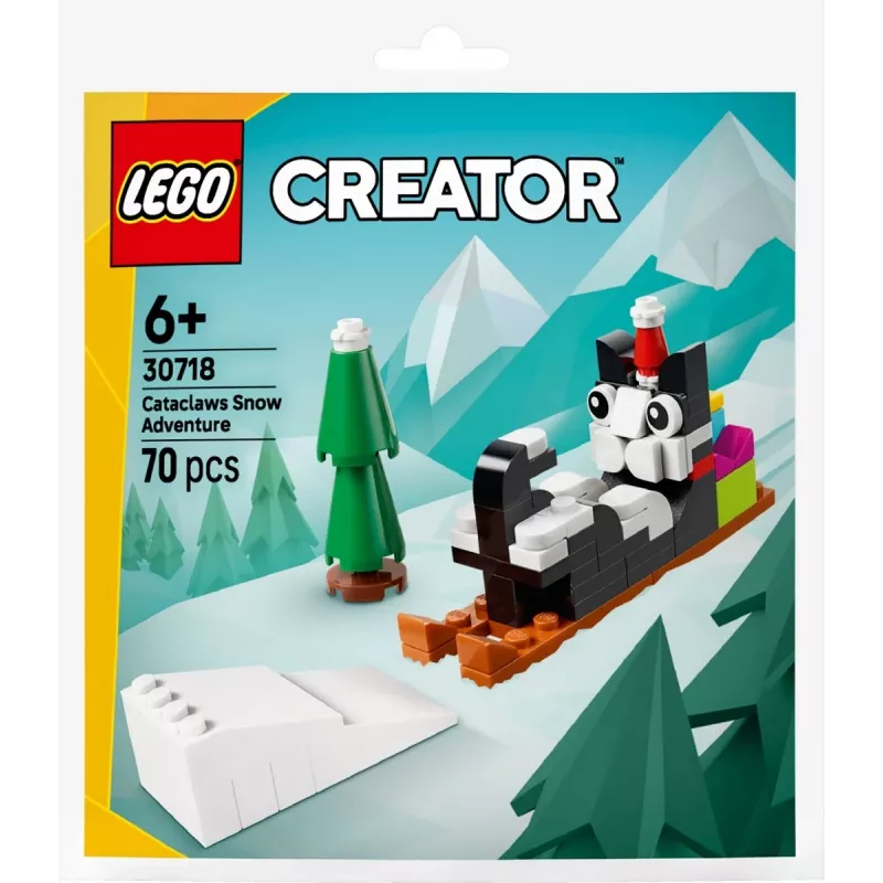 LEGO Creator 30718 Cataclaws Snow Adventure Polybag 60 dalių 3 viename konstravimo rinkinys