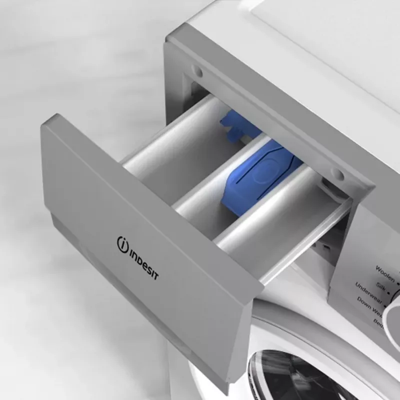 Indesit IMA630EE Skalbimo mašina, 6 kg, 1000 aps./min., energijos klasė D, gylis 45 cm, balta
