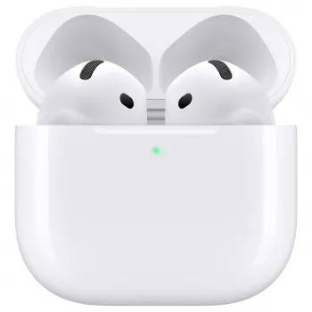 Apple AirPods 4th Generation True Wireless Earbuds with MagSafe Charging Case - White (MXP63LL/A)