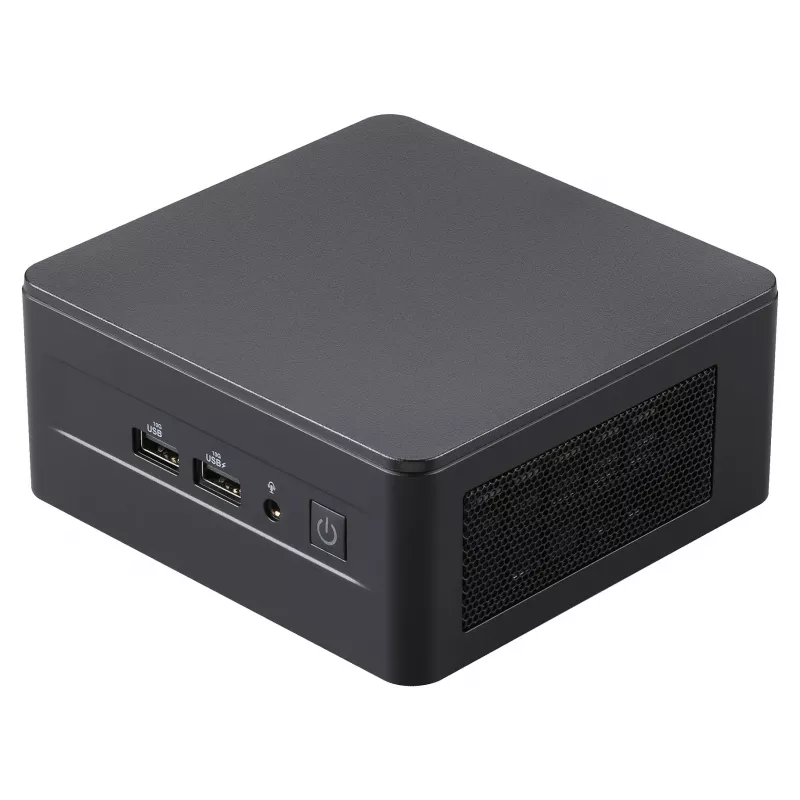 ASUS NUC 13 Pro Tall Kit RNUC13L3HV500000I - Barebone - Mini-PC - Intel Core i5-1350P - Be atminties - Be kaupiklio - Intel Iris Xe Graphics - Wi-Fi 6E - Bluetooth 5.3 - 2.5GbE - vPro - Juodas