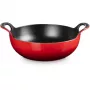 Le Creuset Ketaus Balti Indas Troškintuvas 24 cm Vyšninė Raudona