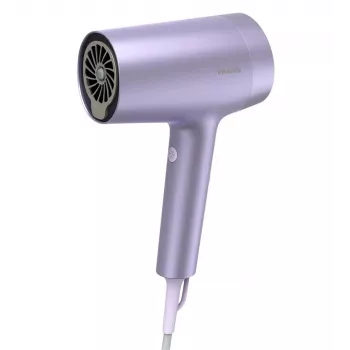 Philips plaukų džiovintuvas BHD723/10 Series 7000 1800W skaitmeninis variklis SenseIQ technologija matinė balta su rožiniu auksu