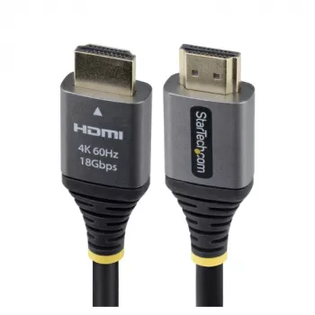 StarTech.com 1,5m Premium High Speed HDMI 2.0 laidas - 4K 60Hz - Juodas/Sidabrinis