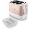 Philips Viva Collection HD2638/11 Skrudintuvas 2 griežinėliai 950 W Rožinis Auksas, Baltas
