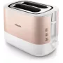 Philips Viva Collection HD2638/11 Skrudintuvas 2 griežinėliai 950 W Rožinis Auksas, Baltas