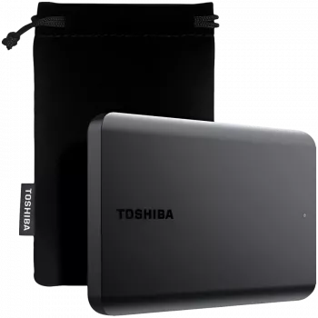 Toshiba Canvio Basics Excl 1TB išorinis kietasis diskas, USB 3.2 Gen 1, juodas