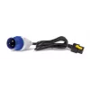 APC maitinimo laidas – IEC 60309 16A (M) į IEC 60320 C19 – 16 A – 3,0 m – užrakinamas – juodas – skirtas P/N: SMT2200I-AR, SMT2200R2I-AR, SMT3000I-AR, SMT3000R2I-AR, SRT1500XLI, SRT2200XLI-KR (AP8758)