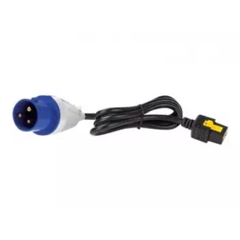 APC maitinimo laidas – IEC 60309 16A (M) į IEC 60320 C19 – 16 A – 3,0 m – užrakinamas – juodas – skirtas P/N: SMT2200I-AR, SMT2200R2I-AR, SMT3000I-AR, SMT3000R2I-AR, SRT1500XLI, SRT2200XLI-KR (AP8758)