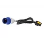 APC maitinimo laidas – IEC 60309 16A (M) į IEC 60320 C19 – 16 A – 3,0 m – užrakinamas – juodas – skirtas P/N: SMT2200I-AR, SMT2200R2I-AR, SMT3000I-AR, SMT3000R2I-AR, SRT1500XLI, SRT2200XLI-KR (AP8758)